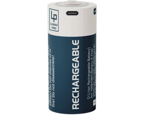 Baterie reîncărcabilă D Li-ion Lumak Pro