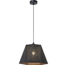Lampa suspendată cu abajur geometric și model