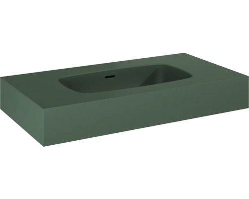 Lavoar suspendat Jungborn DECEM 80,6x46 cm verde mat