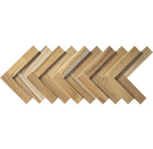 Placă mozaic din lemn cu model herringbone