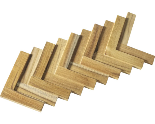 Placă de mozaic din lemn cu model herringbone