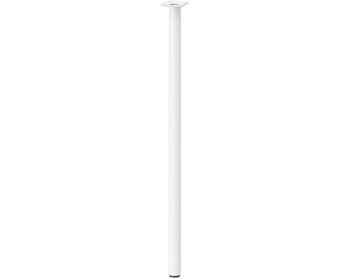 Picior masă rotund Tarrox Ø30x900 mm, alb