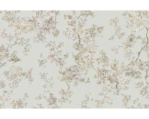 Tapet vinil Roberto Cavalli 19047 Embroidered Fiore 10,05x1,06 m Tapet cu model floral și de păsări