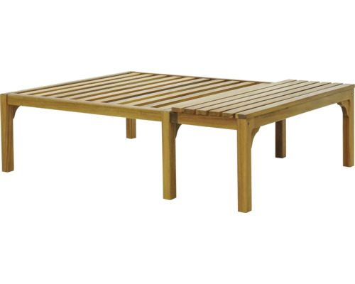 Masa de grădină din lemn cu somieră cu lamele