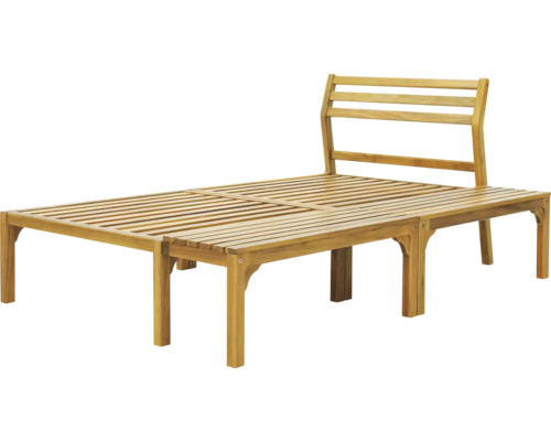 Bancă de grădină din lemn cu spătar