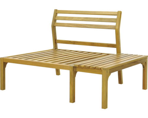 Bancă de grădină din lemn cu spătar