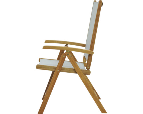 Șezlong din lemn cu tapițerie din material textil