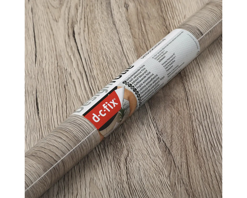 Rola folie autoadezivă decorativă cu aspect de lemn de la d-c-fix