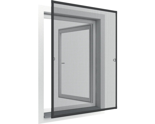 Plasă de insecte pentru fereastră în poziție deschisă