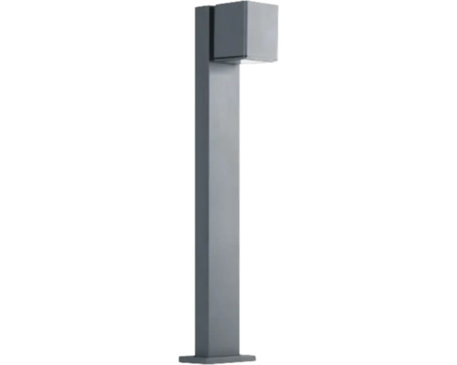 Stâlp iluminat Gori GU10 1x35W, 80 cm, pentru exterior IP44, sticlă/antracit Lumină de exterior pentru grădină