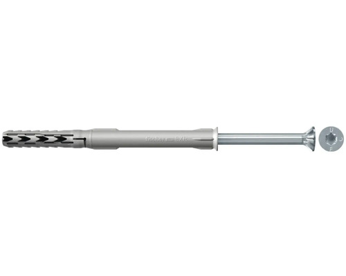 Set dibluri nailon cu șurub Fischer SXR T cap înecat 10x100 mm, 50 buc.