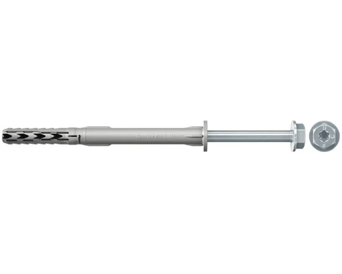 Set dibluri nailon cu șurub Fischer SXR FUS cap hexagonal 10x140 mm, 50 buc. Dibluri Fischer UX cu șurub