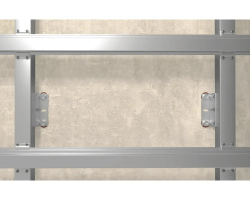 Structură metalică de cadru pentru montaj pe perete