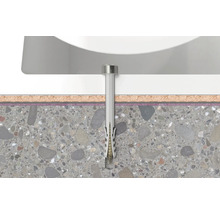 Set pentru montaj vas WC Fischer S8RD60 Ø8mm, 2 piese