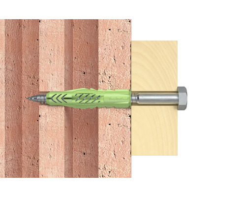 Diblă universală în zidărie cu șurub în grinzi de lemn