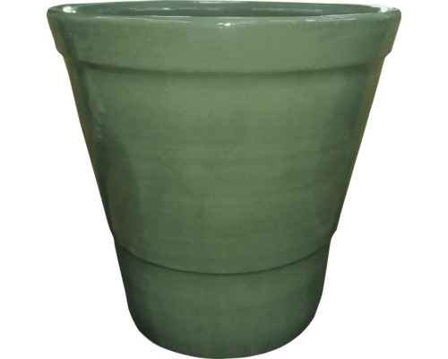 Ghiveci Lafiora Barley ceramică Ø 35 cm H 34 cm verde