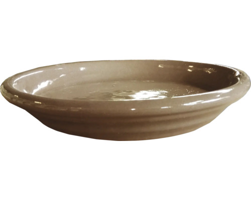 Farfurie ghiveci Lafiora ceramică Ø 30 H 4,2 cm maro Farfurie ghiveci Lafiora ceramică Ø 30 H 4,2 cm maro