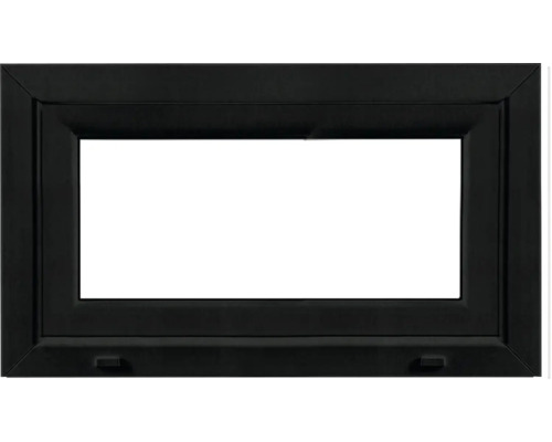 Cutie poștală neagră cu fereastră de vizualizare