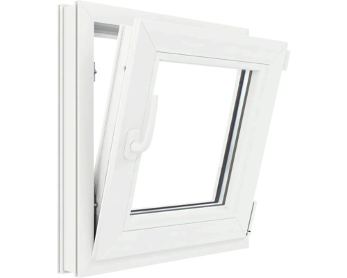 Fereastră basculantă din plastic alb