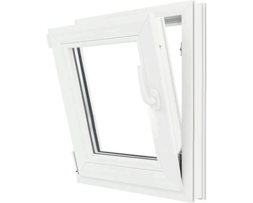 Fereastră rabatabilă din plastic alb pentru interior