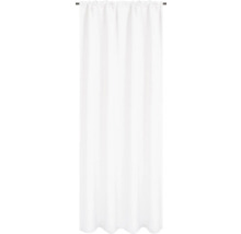 Cortină de duș albă cu prindere cu bandă de încrețire