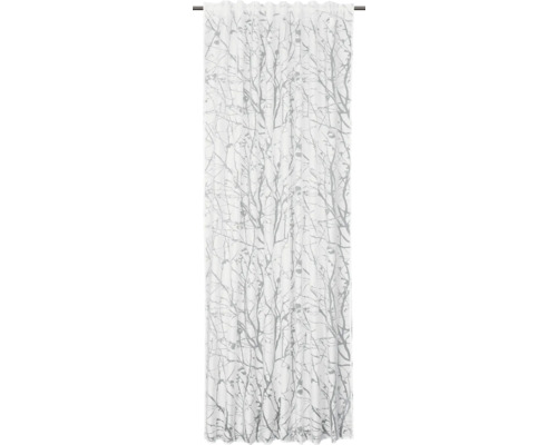 Perdea cu motiv de ramură de copac pentru decorarea ferestrelor