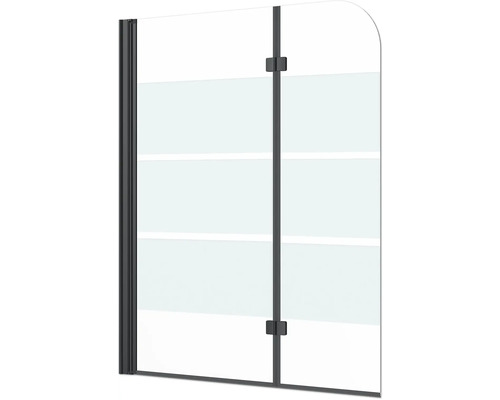 Perete de duș din sticlă cu bară de susținere