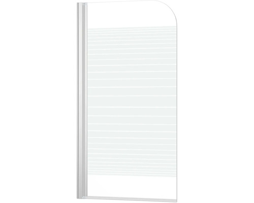 Paravan de duș cu dungi orizontale