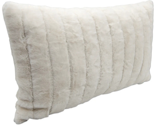 Pernă decorativă cu textură de blană