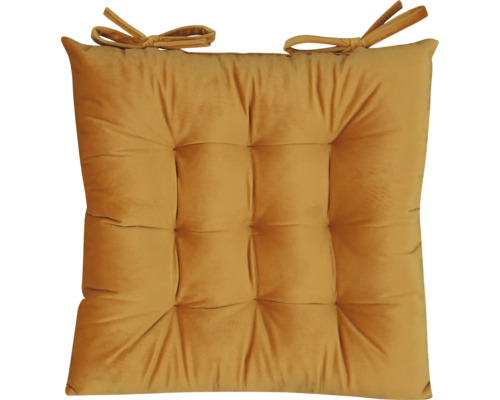 Pernă de scaun pătrată cu șnururi pentru fixare