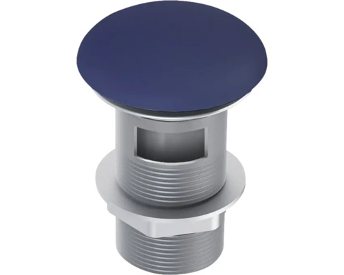 Ventil scurgere ELITA 1 1/4" pentru lavoar cu preaplin albastru navy mat