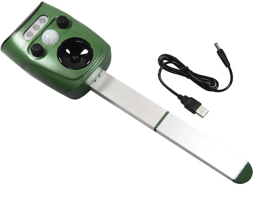 Dispozitiv de respingere a animalelor cu tijă și cablu USB