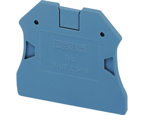 Capac clemă șir tip D-UT Phoenix 2,5 39,8x2,2x47mm, albastru