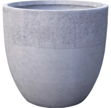 Ghiveci de flori din beton cu suprafață texturată