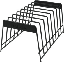 Suport pentru discuri Platform din metal pentru stocarea discurilor de vinil