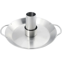 Suport de friptură pui din inox cu mânere