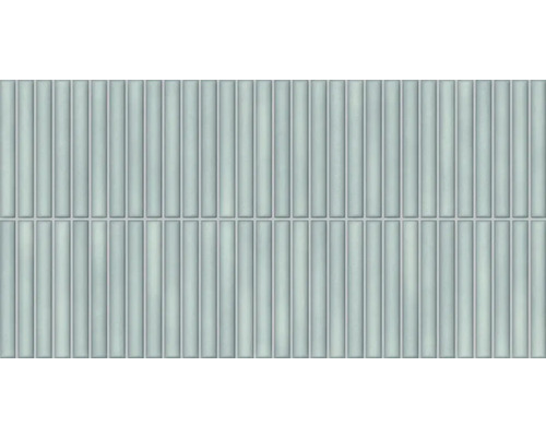 Faianță decorativă Lingot Aqua 32x62,5 cm Plăci de mozaic dreptunghiulare din sticlă pentru decorarea pereților