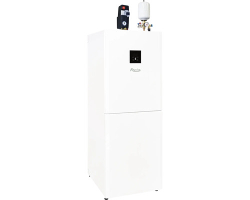 Unitate interioară Regulus HBOX 112 CTC 3/3 EN pentru pompă de căldură CTC Cazan alb pe gaz de lemn pentru interior.