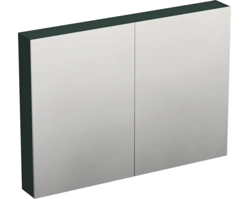 Dulap baie cu oglindă Jungborn TRENTA, PAL, 100X72 cm verde salvie