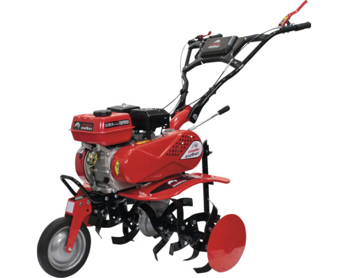 Motosapă / motocultor pe benzină Ruris Zimbru 6529 ACC 3 viteze 5,22 kW incl. roţi de cauciuc 4.00-8, rariţă, cultivator, roţi metalice 350, set contragreutăți 10 kg