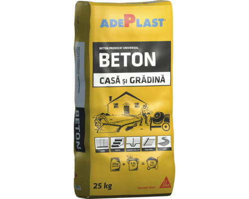 Beton predozat ADEPLAST pentru casă și grădină 25 kg