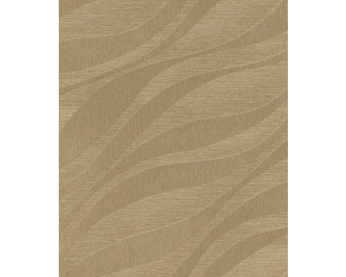 Tapet vlies 608052 Sky Lounge Waves auriu 10,05x0,53 m Tapet cu model ondulat