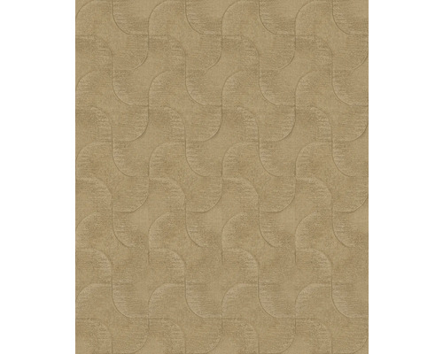 Tapet vlies 608151 Sky Lounge model grafic auriu 10,05x0,53 m Tapet cu model ondulat pentru decorarea pereților