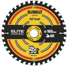 Pânză de ferăstrău DeWalt cu diametrul de 165 milimetri și 40 de dinți