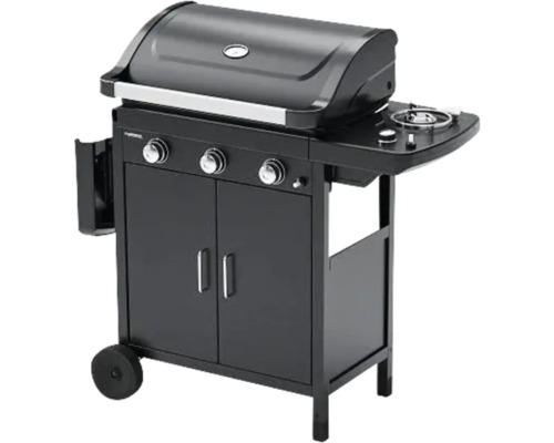 Grătar pe gaz cu dulap și arzător lateral