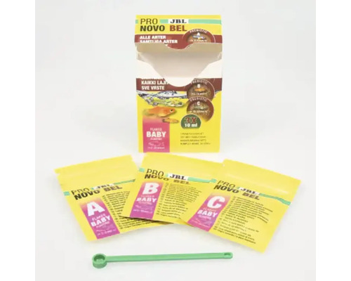 Hrană pentru pești JBL Pro Novo Bel Baby cu lingură de măsurare