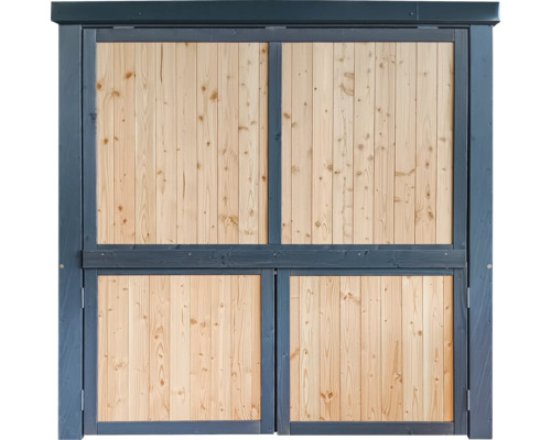 Poartă din lemn pentru grădină