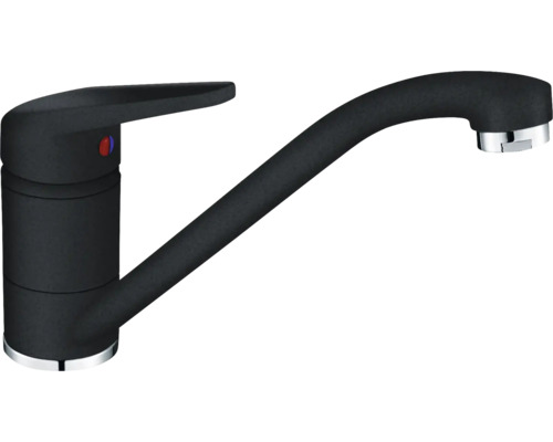 Baterie de bucătărie monocomandă neagră