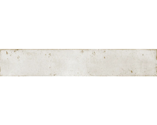 白枠 不毛の大地x4 Faianță Brick Graffiti ivory mată 4,8x45 cm | HORNBACH