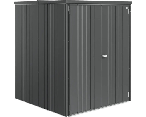 Dulap depozitare grădină pentru unelte Biohort 150 metal 155x83 cm gri închis metalizat Magazie metalică de grădină cu ușă pentru exterior